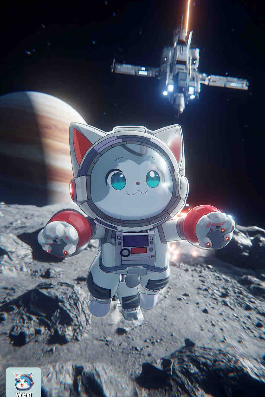 Alien and the Wen cat explore Solana