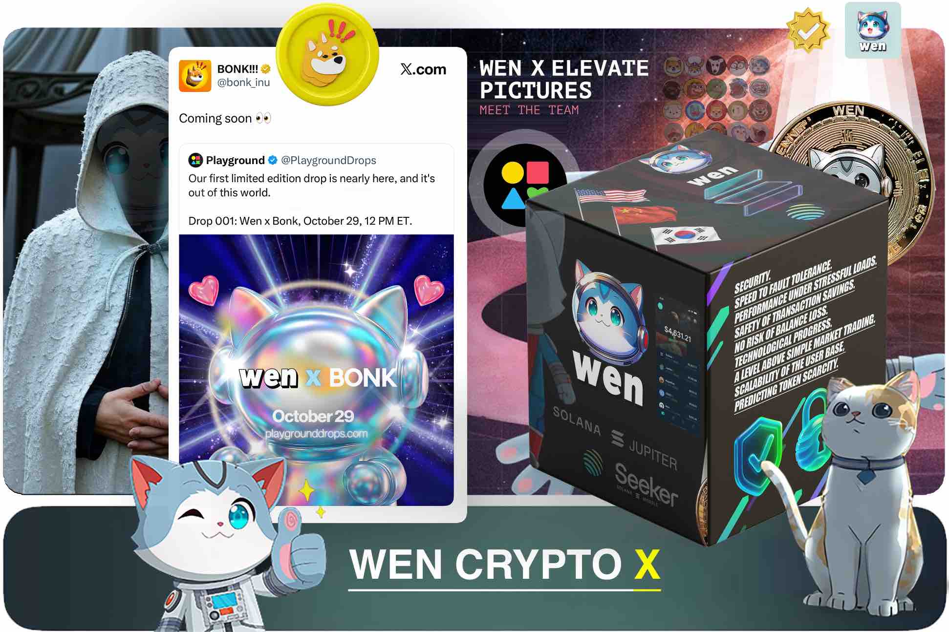 Wen x Bonk drop with Playground and Elevate Pictures