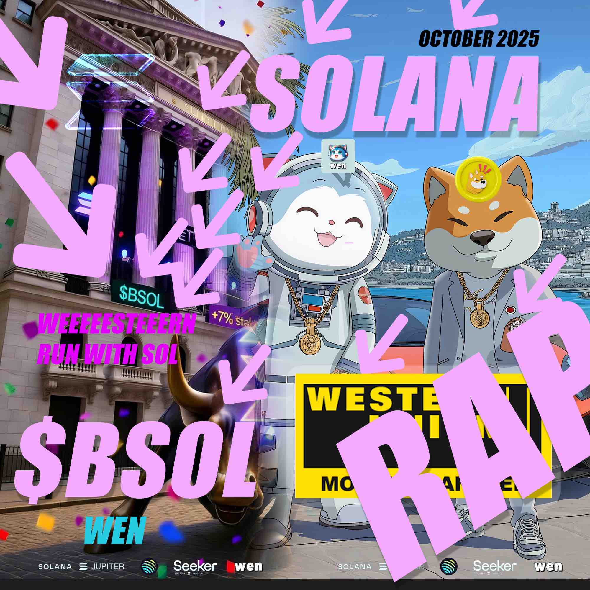 Solana, Western Union and the Wen cat on Wall Street