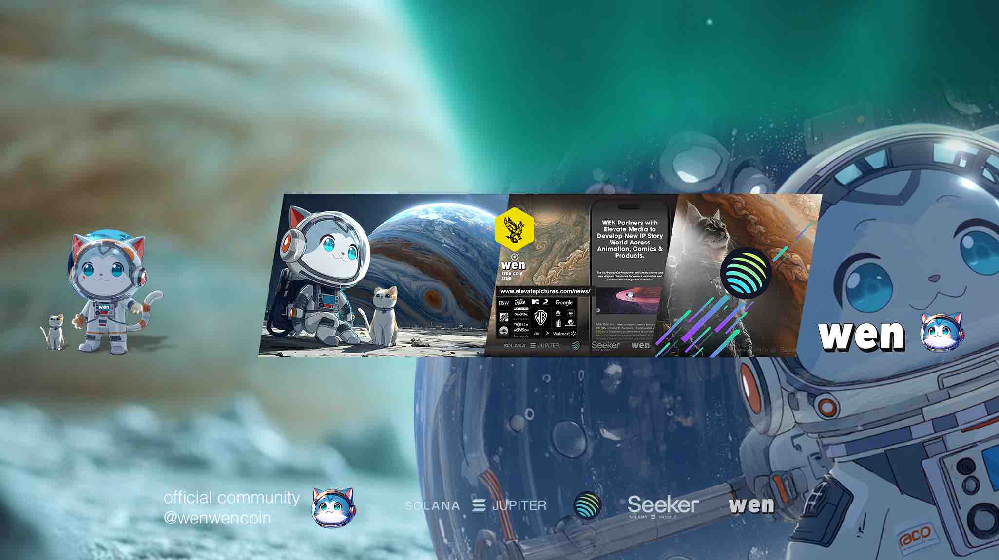 The Wen cat with community screens